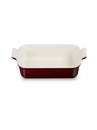 LE CREUSET | Rechteckige Auflaufform Tradition aus Steinzeug 26x19cm/2,4l Garnet | 